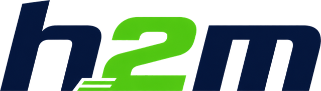 h2m Logo